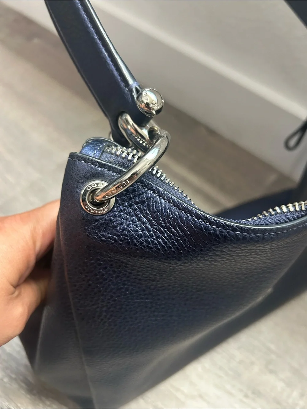 Coach pebbled bag